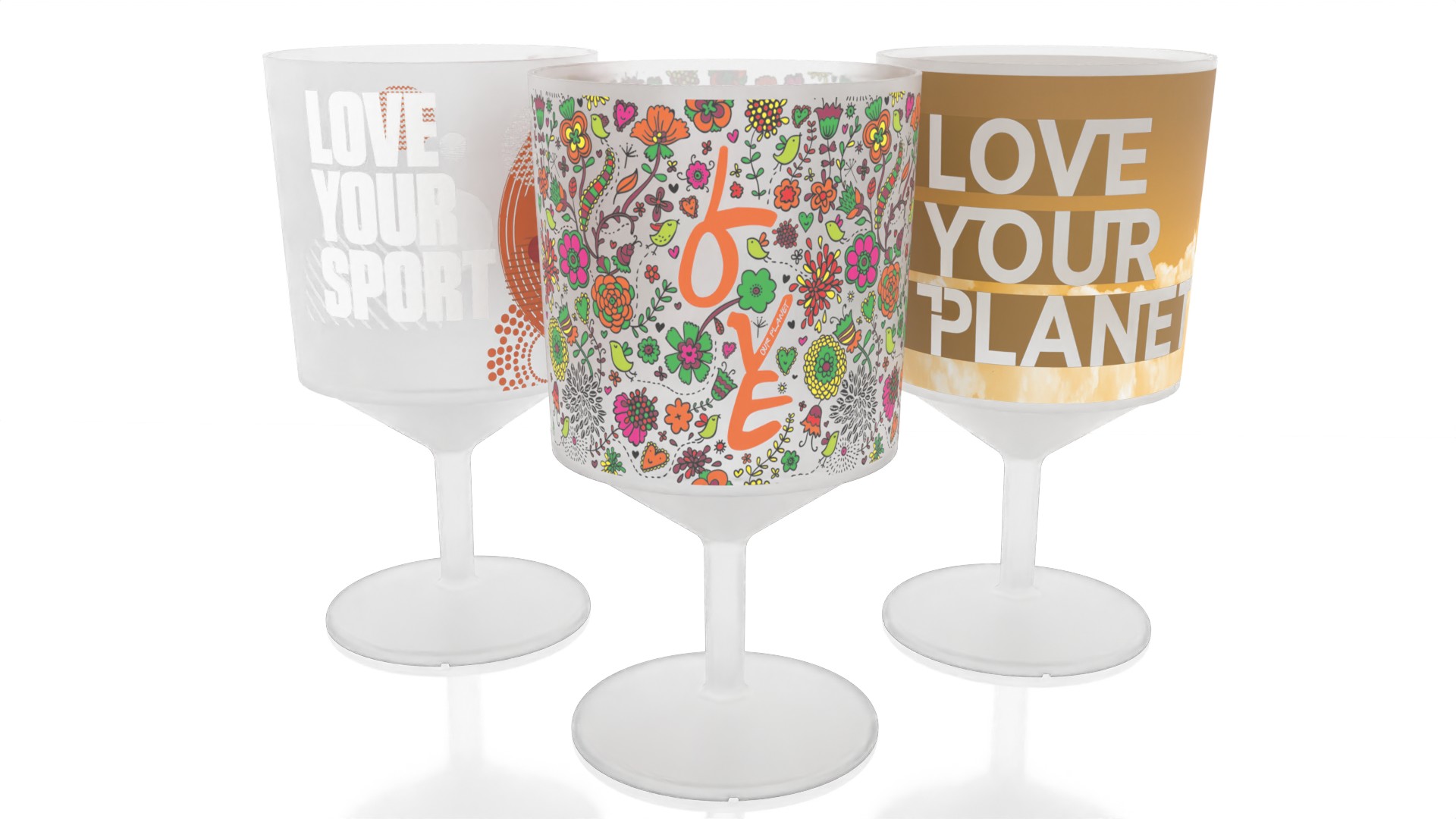 Stackable Wine Cup FULL COLOUR